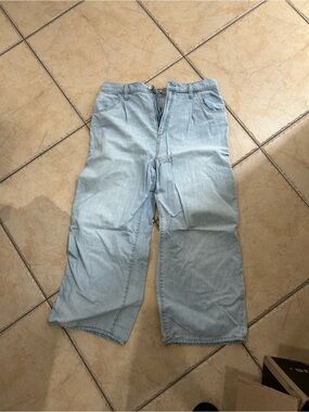 Joe's Jeans Light Blue Straight-Leg "the pleated" Women's Jeans size 32